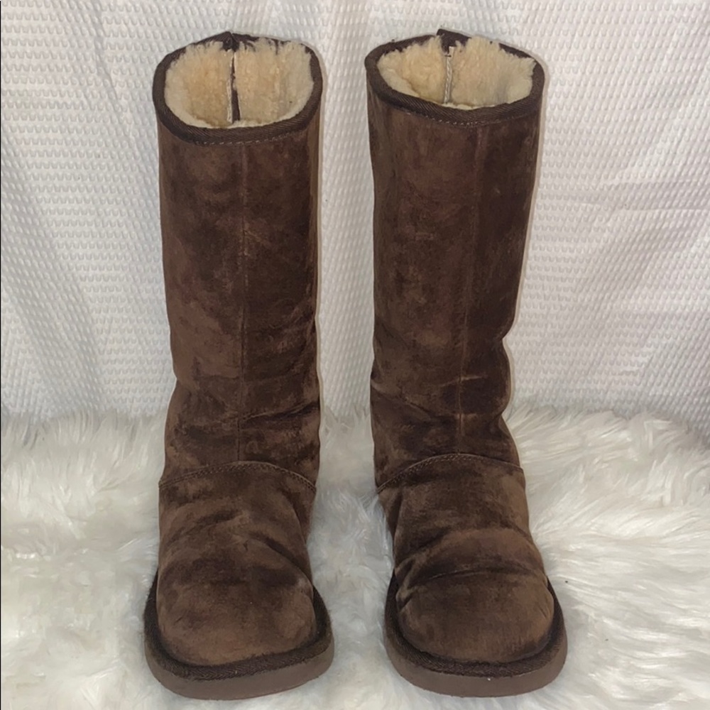 Ugg Australia Brown Leather Knightsbridge Boot Sz8
